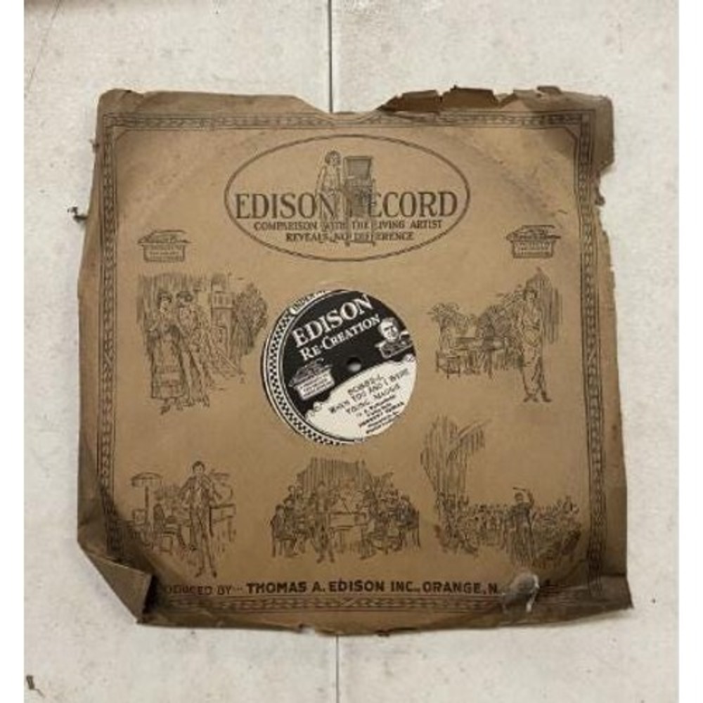 Edison Vinyl Record 50882 ORIGINAL SLEEVE